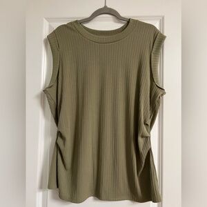 Nine West Ribbed Sleeveless XXL